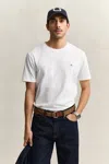 Gant Regular Fit Shield T-shirt In White
