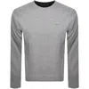 Gant Regular Shield Crew Neck Sweatshirt Grey In Grey