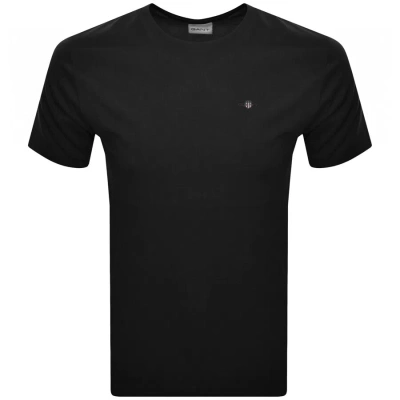 Gant Regular Shield T Shirt Black