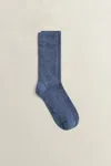 Gant Ribbed Socks In Blue