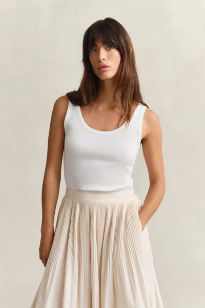 Gant Ribbed Tank Top In Multi