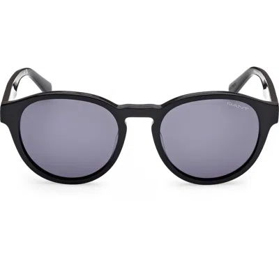 Gant Round Sunglasses In Purple