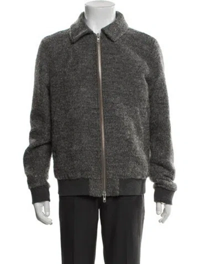 Pre-owned Gant Rugger Bomber Jacket In Gray