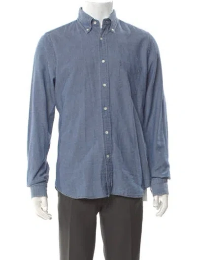 Pre-owned Gant Rugger Long Sleeve Shirt In Blue