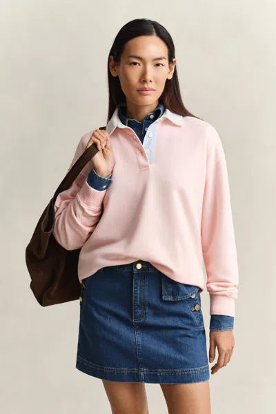 Gant Rugger Sweatshirt In Pink