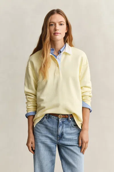Gant Rugger Sweatshirt In Yellow