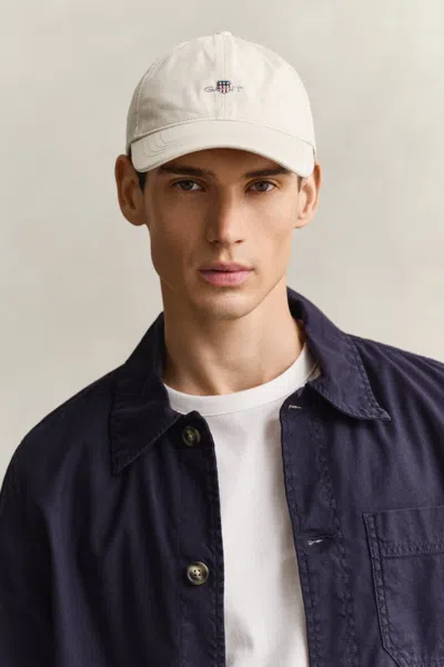Gant Shield Cotton Twill Cap In Black