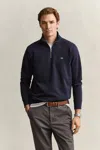 Gant Shield Half-zip Sweatshirt In Blue