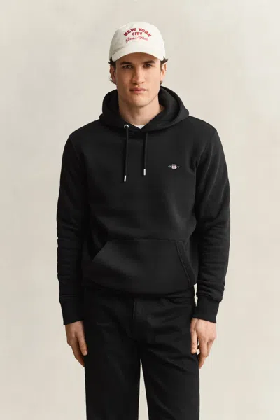 Gant Shield Hoodie In Animal Print