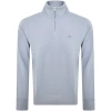 GANT GANT SHIELD REG SHIELD HALF ZIP SWEATSHIRT BLUE