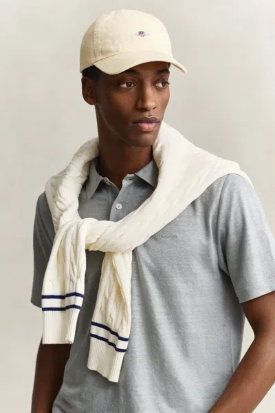 Gant Shield Sunfaded Cap In Yellow