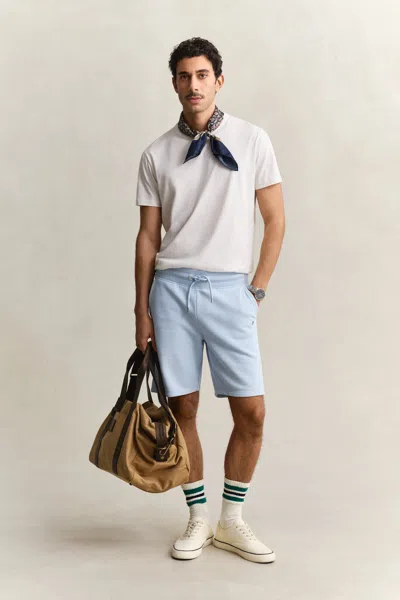 Gant Shield Sweat Shorts In Blue