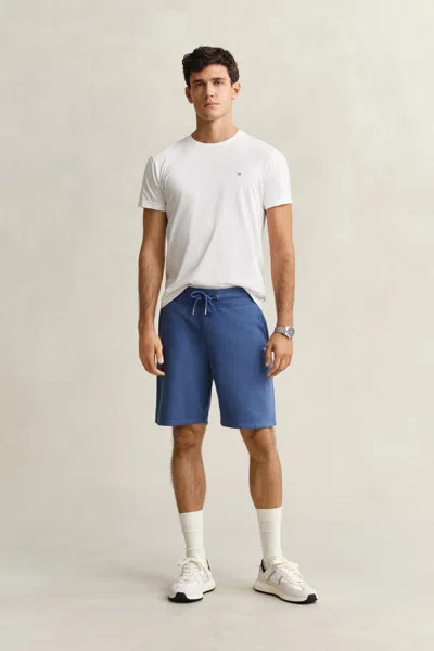 Gant Shield Sweat Shorts In Blue