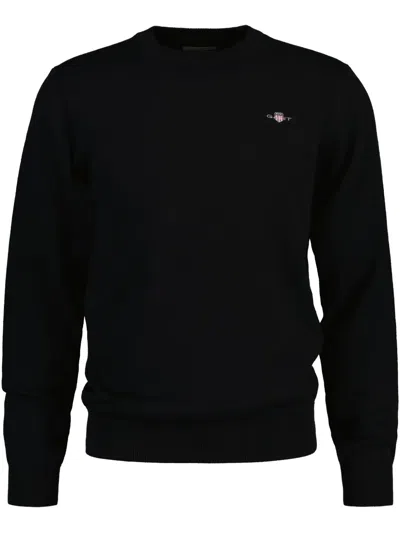 Gant Shield Sweater In Grey