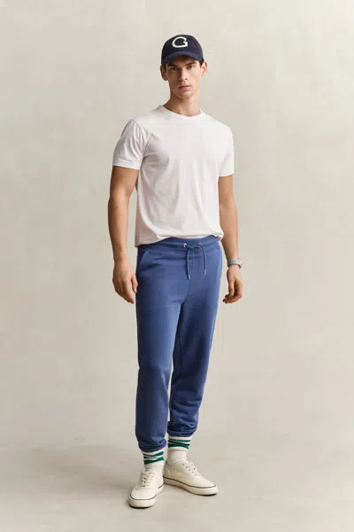 Gant Shield Sweatpants In Blue