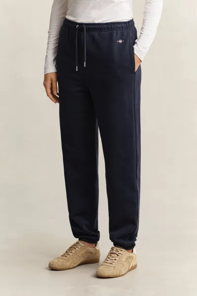 Gant Shield Sweatpants In Blue