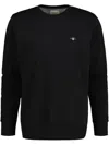Gant Shield Sweatshirt In Black