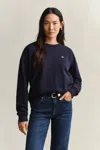 Gant Shield Sweatshirt In Black