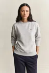 Gant Shield Sweatshirt In Gray