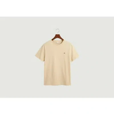 Gant Shield T-shirt In Neutral