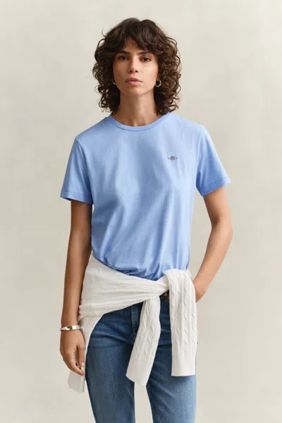 Gant Shield T-shirt In Blue