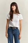 Gant Shield T-shirt In White