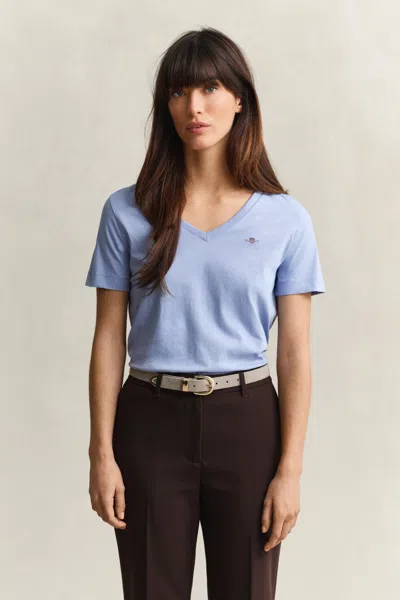 Gant Shield V-neck T-shirt