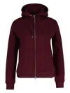 Gant Shield Zip Hoodie In Red