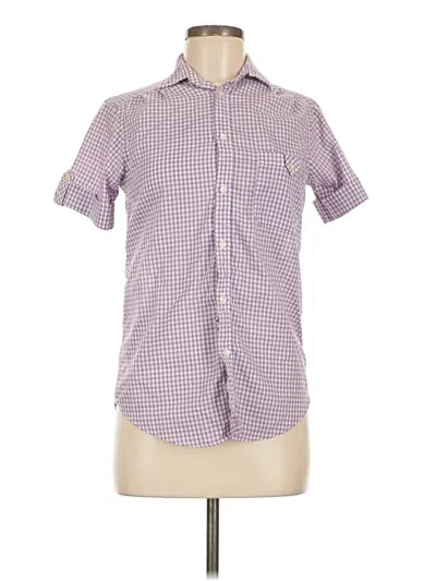 Pre-owned Gant Short Sleeve Blouse In Purple