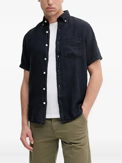 Gant Short-sleeve Shirt In Blue