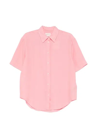 Gant Short-sleeve Shirt In Pink