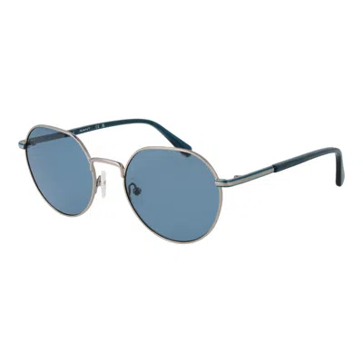 Gant Silver Metal Sunglasses In Blue