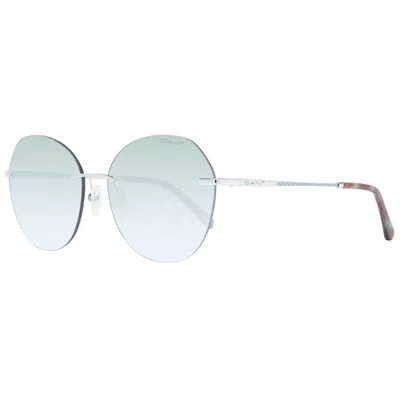 Gant Silver Women Sunglasses In Green