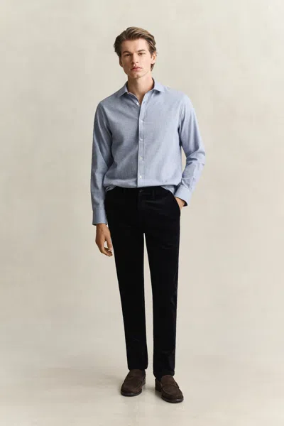 Gant Slim Corduroy Chinos In Blue