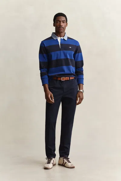 Gant Slim Fit Classic Chinos In Blue
