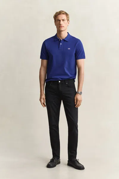 Gant Slim Fit Jeans In Black