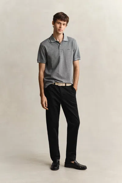 Gant Slim Fit Smart Chinos In Black