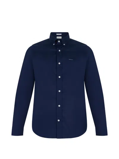 Gant Slim-fit Button-down Shirt In Blue