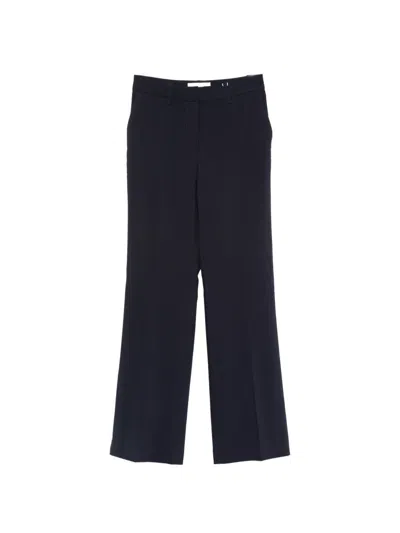 Gant Slim-fit Flared Trousers In Animal Print