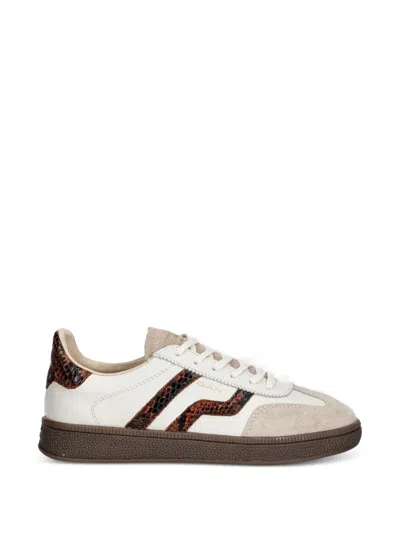 Gant Snakeskin-effect Panelled Sneakers In Animal Print