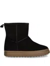Gant Snowhill Suede Boots In Black