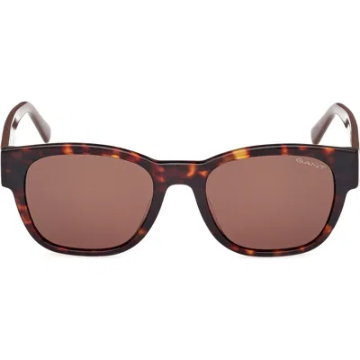 Gant Square Sunglasses In Pink