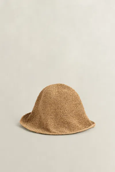 Gant Straw Hat In Brown
