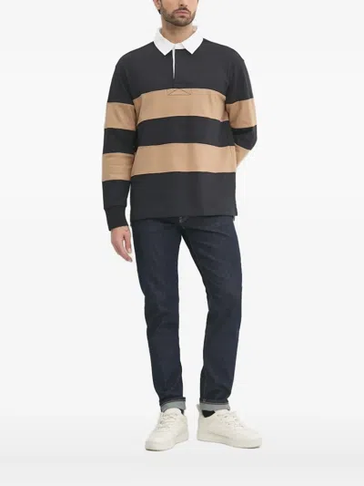 Gant Striped-pattern Polo Shirt In Multi