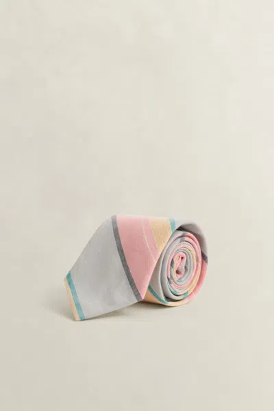 Gant Striped Tie In Multi