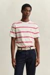Gant Striped T-shirt In White