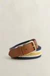 Gant Striped Webbing Belt In Multi