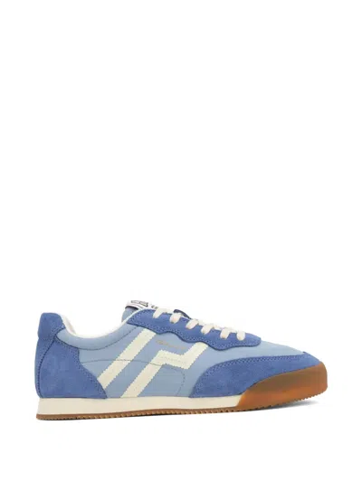 Gant Stripe-panel Sneakers In Blue