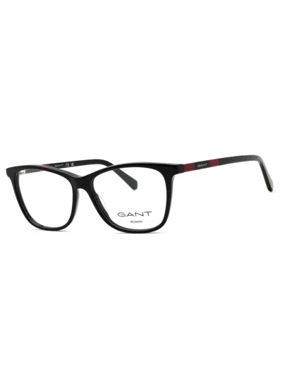 Gant Stylish Rectangular Eyeglasses For Women In Black