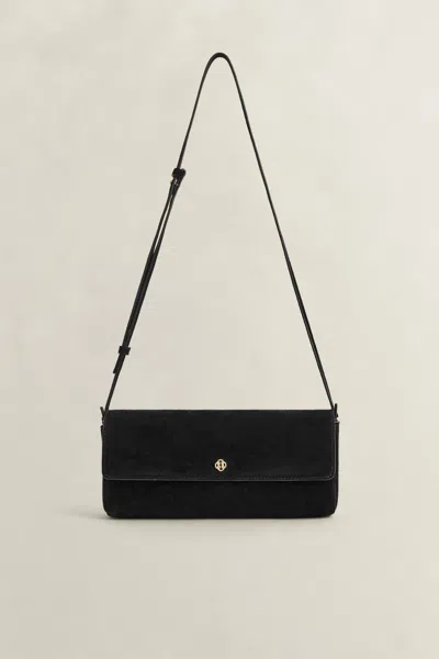 Gant Suede Clutch In Black